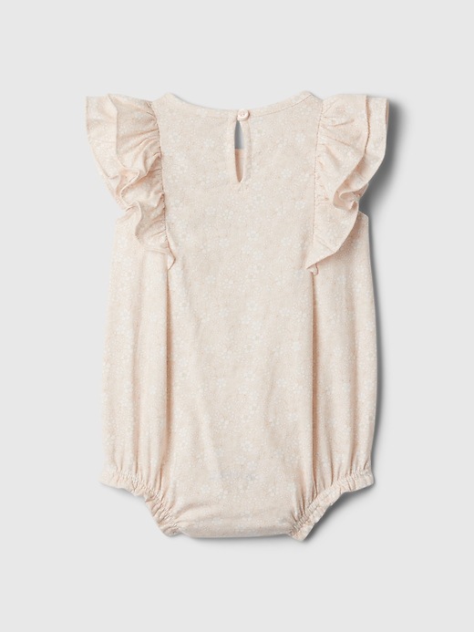 2 of 8 showing, with the color BARELY PINK of product Baby Logo Shorty One-Piece