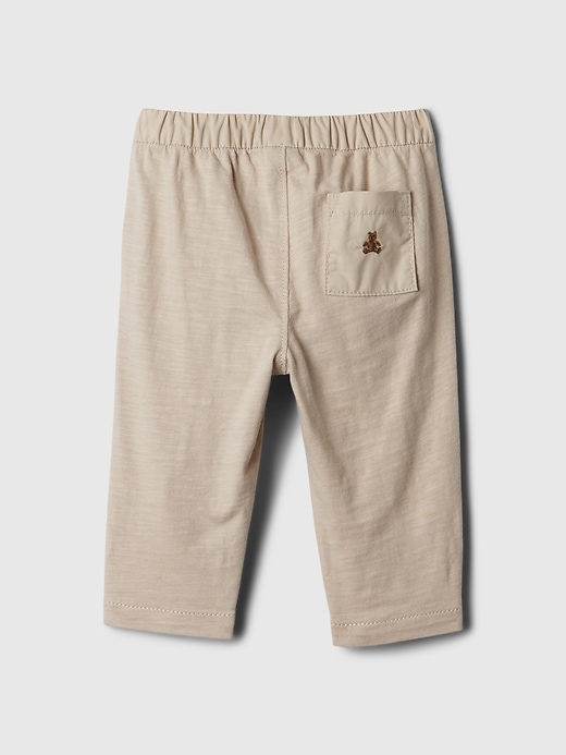 2 of 8 showing, with the color bedrock beige of product Baby Pull-On Pants