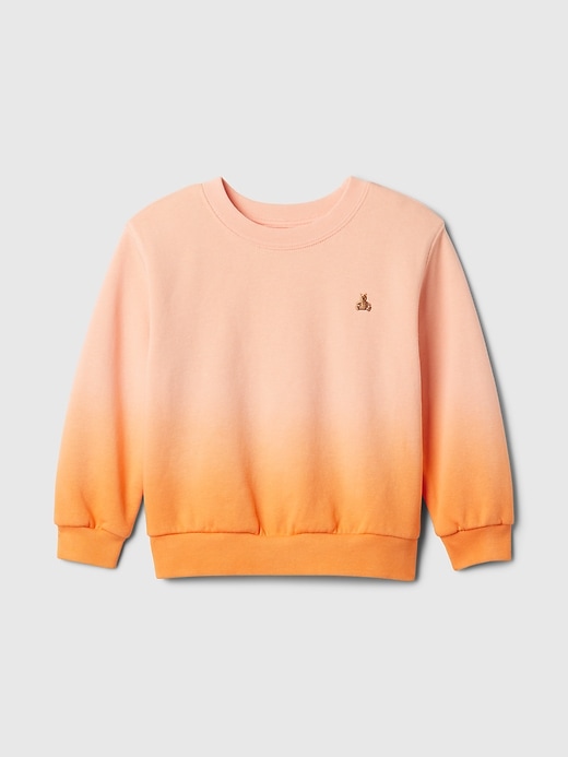 1 of 8 showing, with the color ORANGE DIP DYE of product Baby & Toddler Vintage Soft Sweatshirt