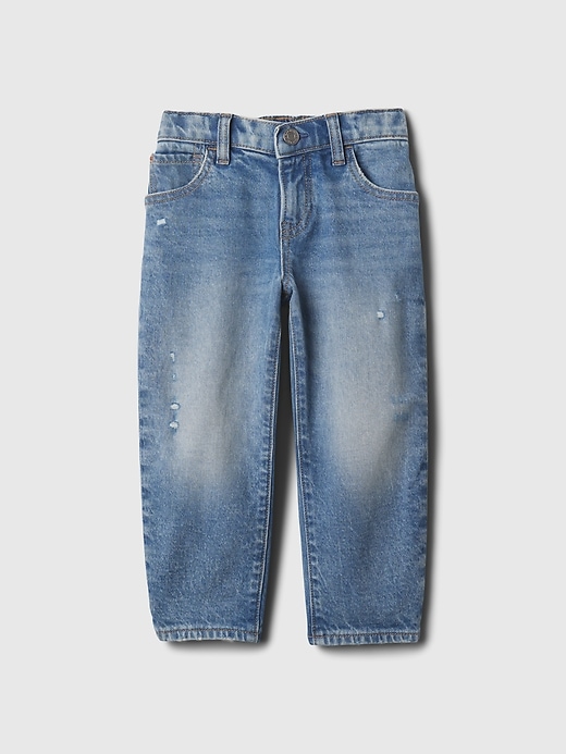 1 of 8 showing, with the color medium wash of product babyGap Relaxed Taper Original Fit Jeans