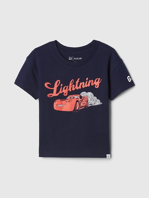 1 of 8 showing, with the color dark night blue of product babyGap &#124 Disney Cars Graphic T-Shirt
