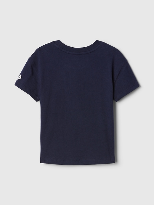 2 of 8 showing, with the color dark night blue of product babyGap &#124 Disney Cars Graphic T-Shirt