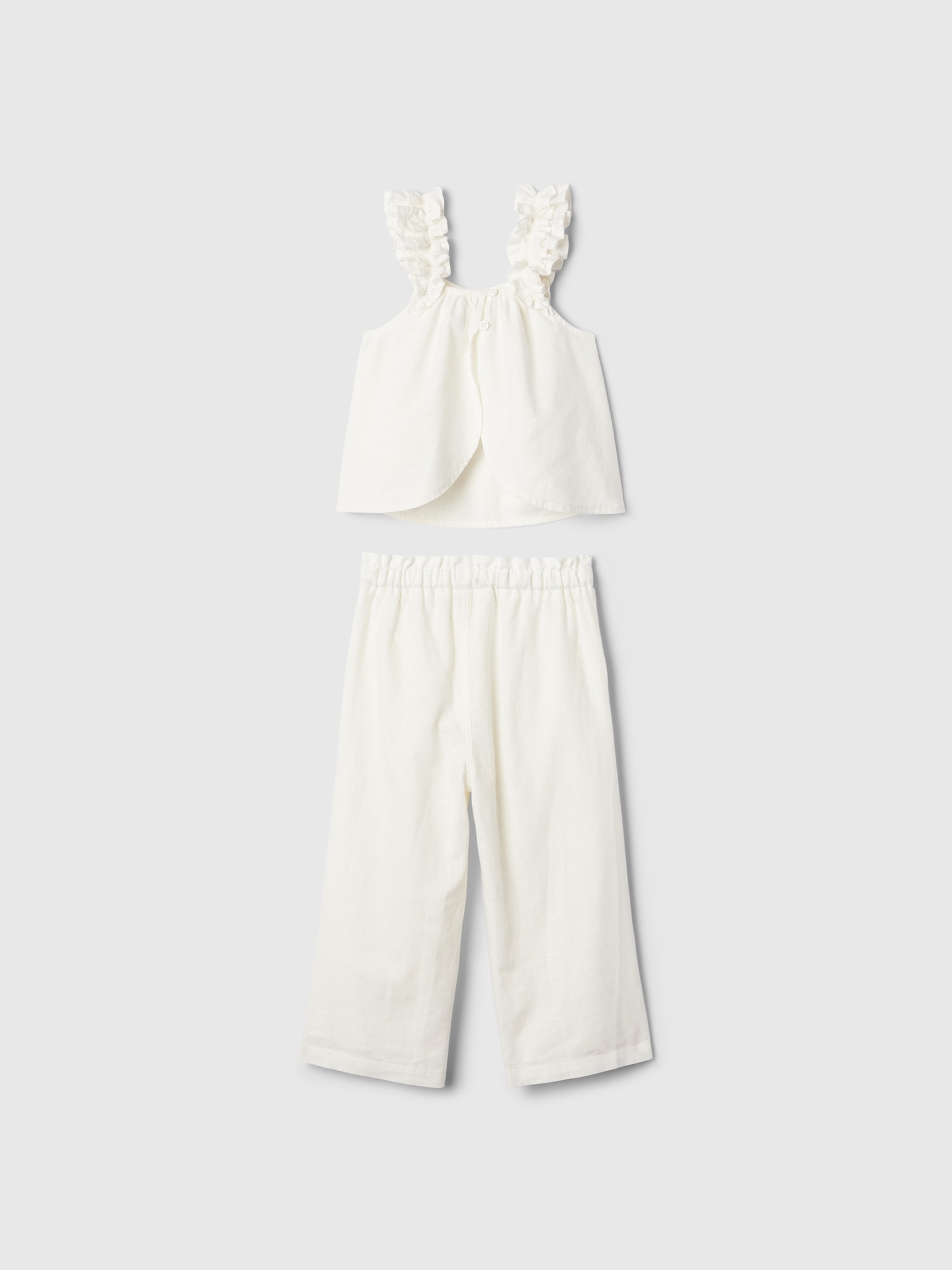 BabyGap Linen Cotton Ruffle Outfit Set Gap babygap-linen-cotton-ruffle-outfit-set-gap