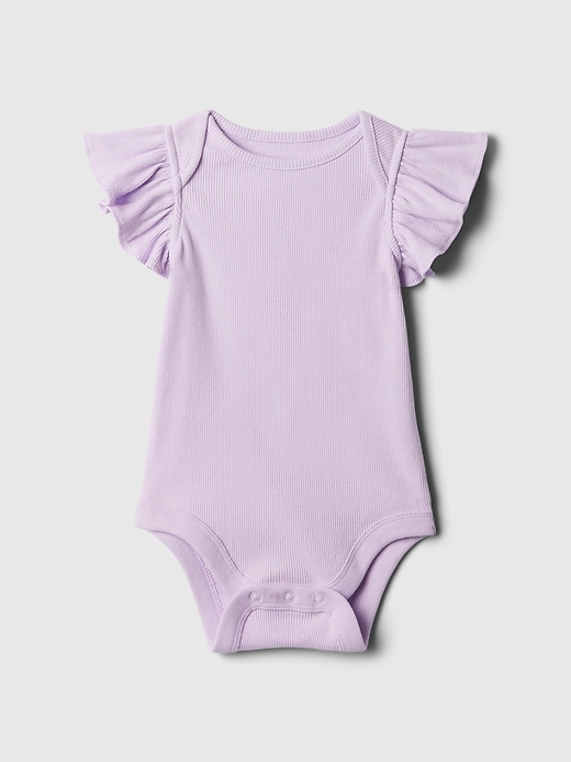 Image number 1 showing, babyGap Mix and Match Ruffle Bodysuit