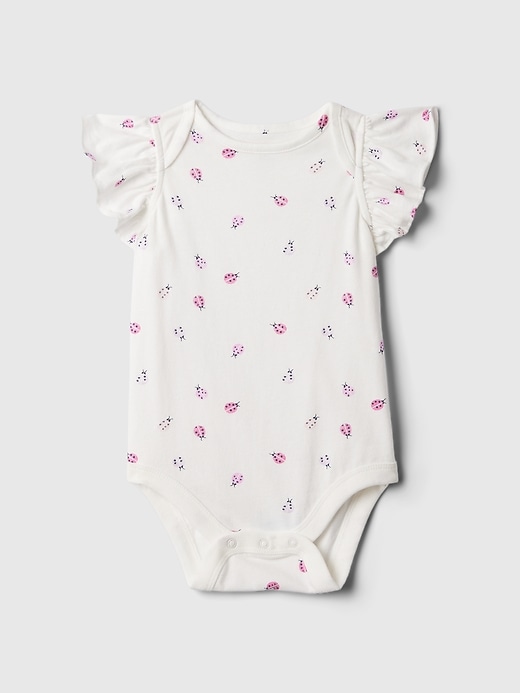 Image number 1 showing, babyGap Mix and Match Ruffle Bodysuit