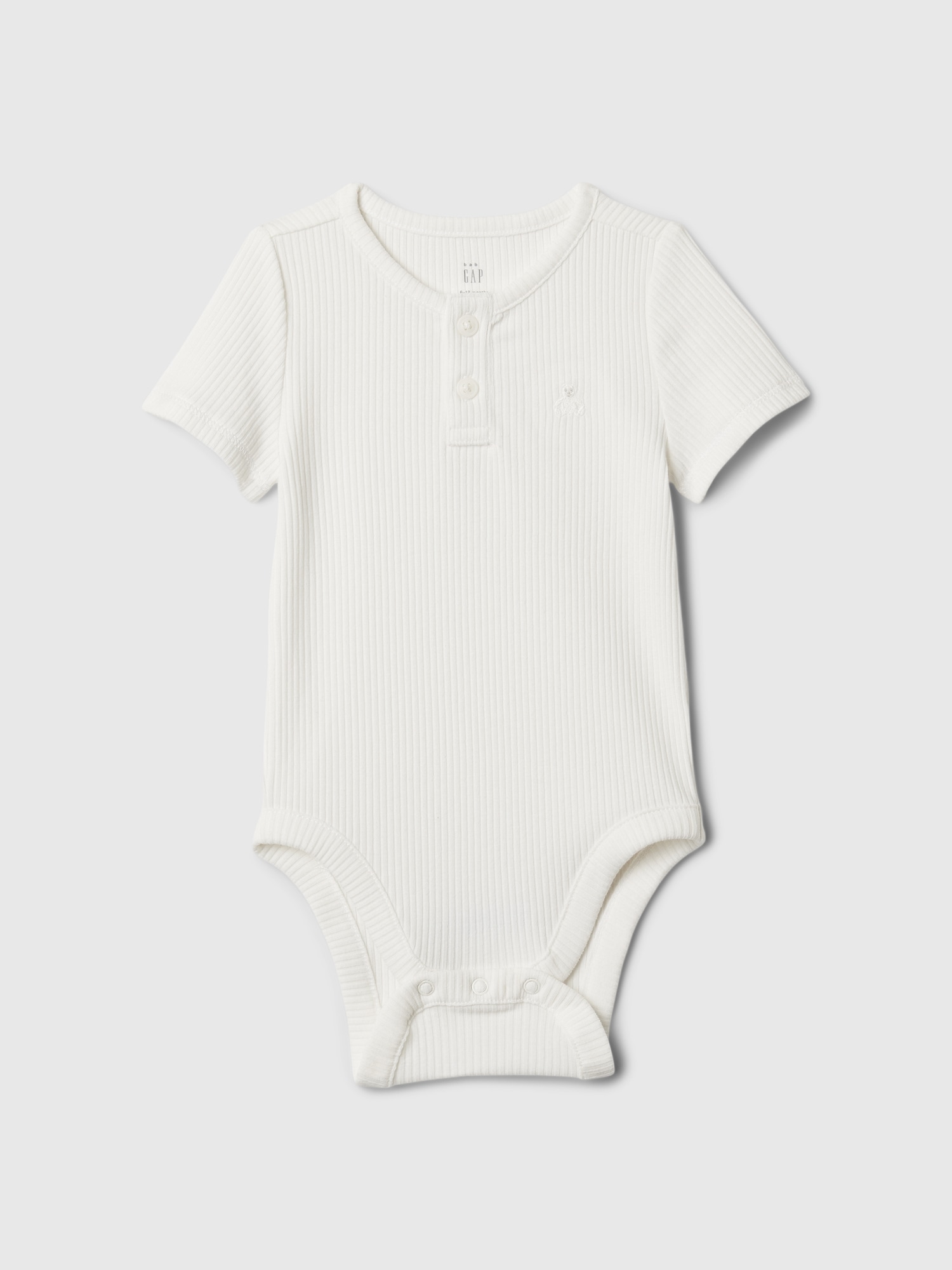 Baby First Favorites Henley Bodysuit - New Off White
