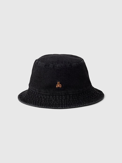 1 of 8 showing, with the color grey wash of product Toddler Denim Bucket Hat
