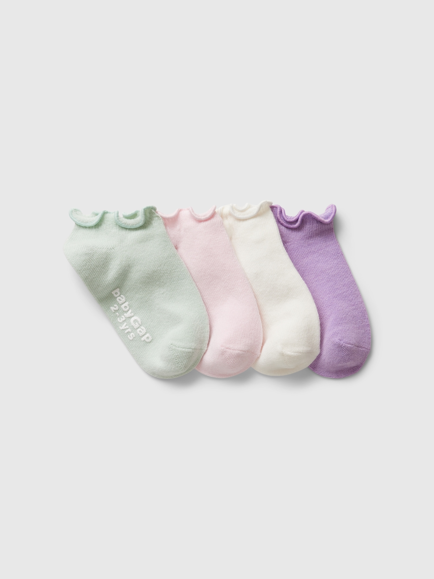 Toddler NoShow Socks (4Pack) Gap