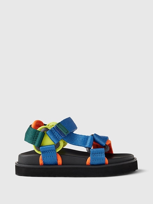 1 of 8 showing, with the color multi of product Toddler Strap Sandals
