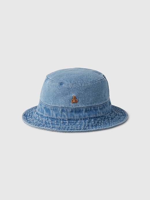 1 of 8 showing, with the color BLUE CHAMBRAY of product Toddler Denim Bucket Hat