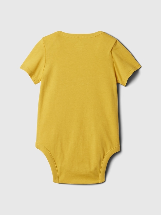 2 of 8 showing, with the color BRILLIANT YELLOW of product Baby Mix and Match Pocket Bodysuit
