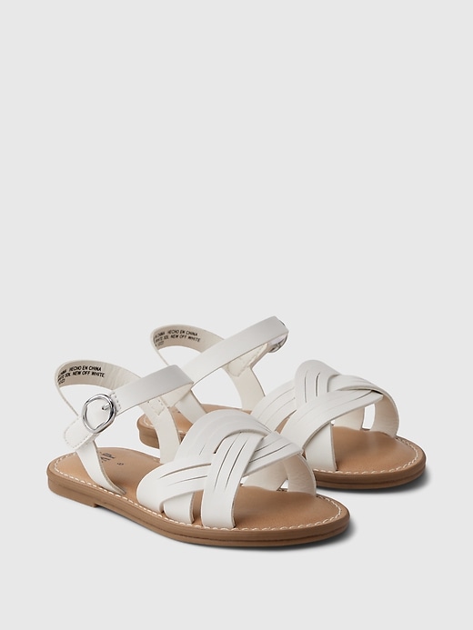 2 of 8 showing, with the color new off white of product Toddler Sandals