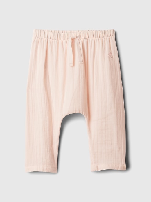 Image number 3 showing, Baby Crinkle Gauze Loose Pants