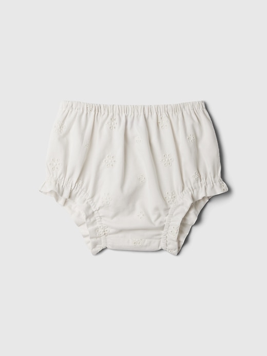 1 of 8 showing, with the color new off white of product Baby Print Diaper Cover