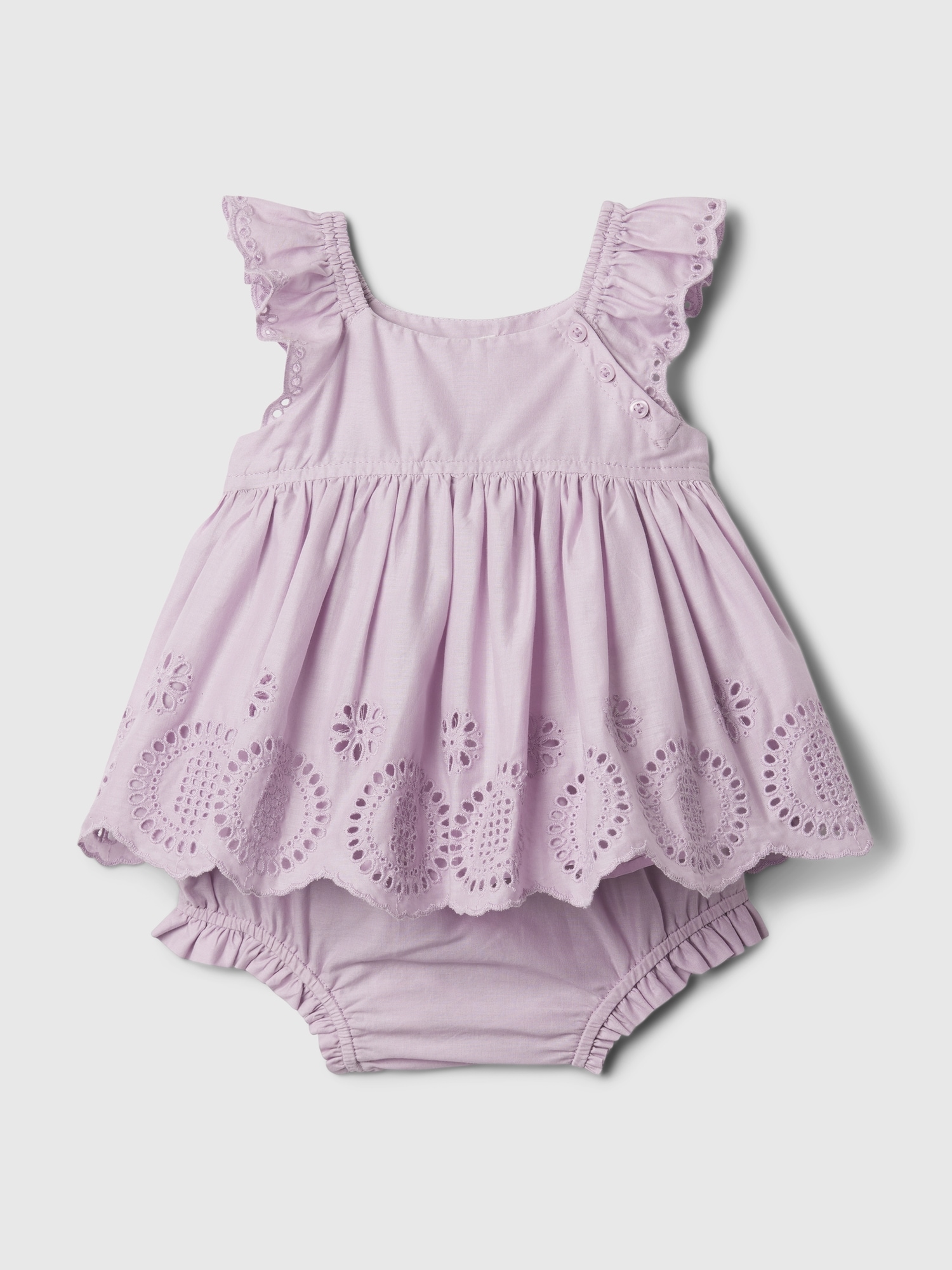 Baby Eyelet Outfit Set