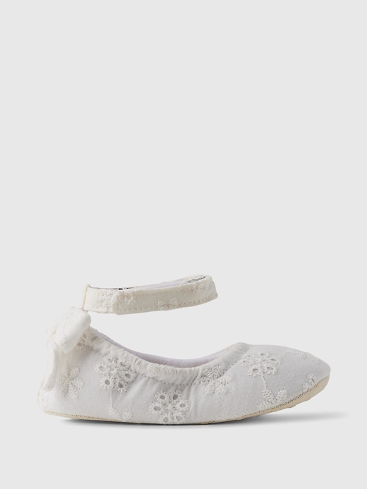 Image number 1 showing, Baby Eyelet Flats