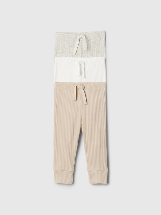 Image number 3 showing, Baby First Favorites TinyRib Pants (3-Pack)