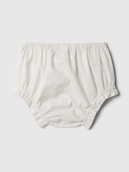 2 of 8 showing, with the color new off white of product Baby Print Diaper Cover