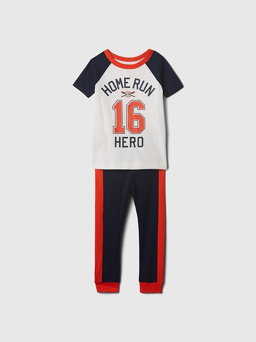 Image number 1 showing, Baby & Toddler Organic Cotton PJ Set