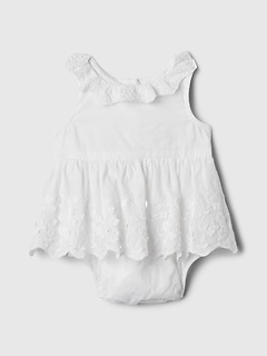 Baby gap white dress outlet