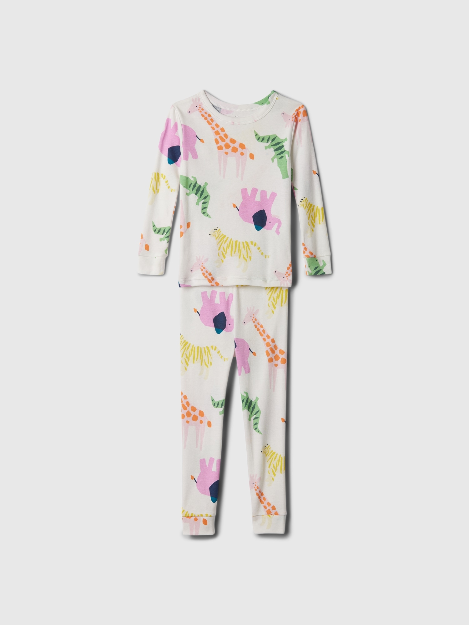 Baby Print Black PJ Set