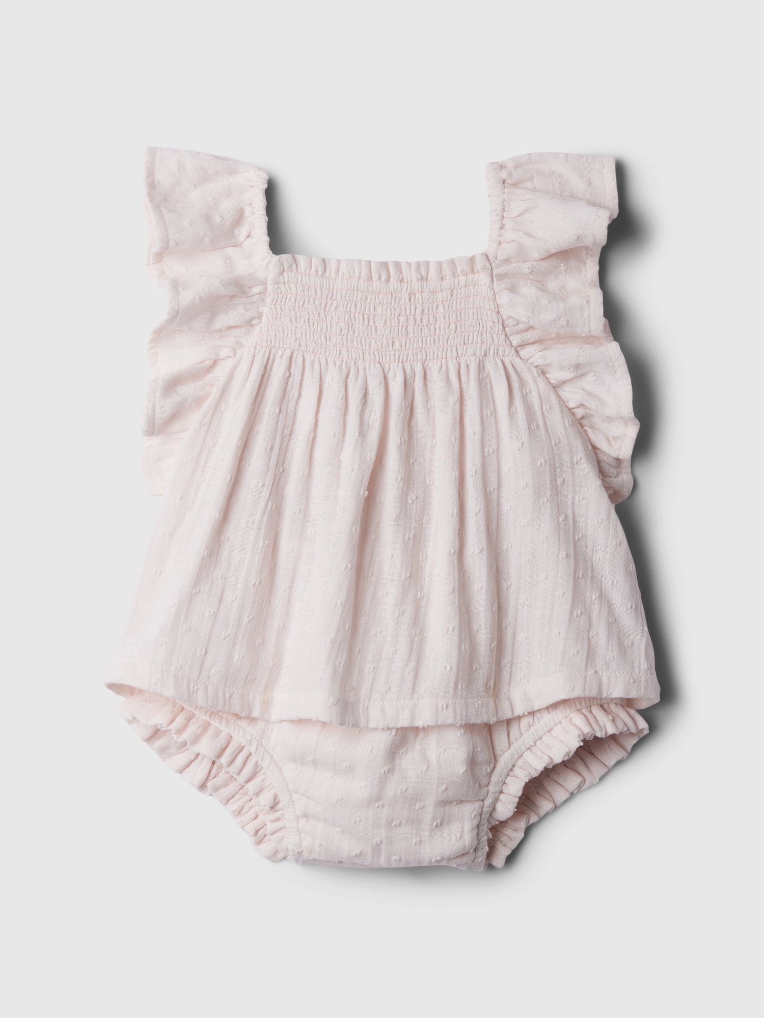 Baby Crinkle Gauze Flutter Outfit Set