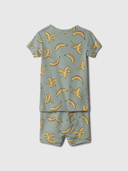 2 of 8 showing, with the color banana of product babyGap Organic Cotton PJ Shorts Set