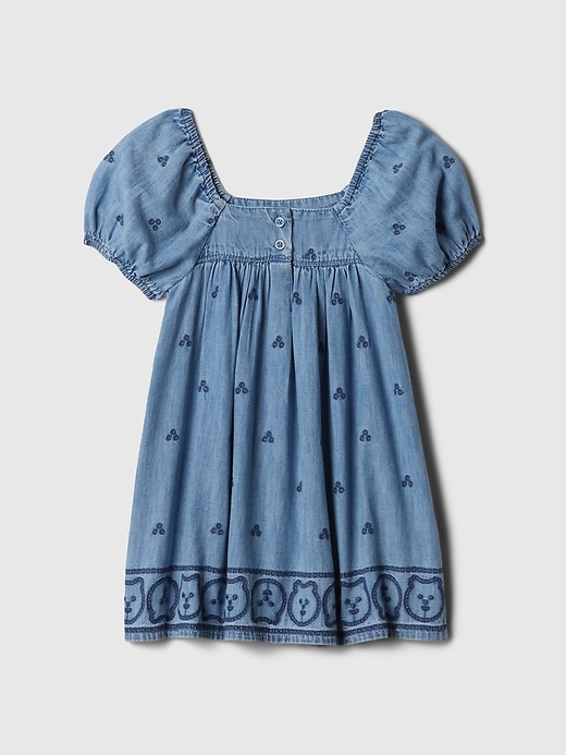 Image number 2 showing, Baby & Toddler Embroidered Denim Dress