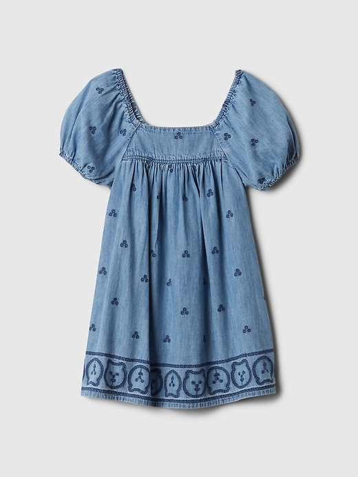 Image number 1 showing, Baby & Toddler Embroidered Denim Dress