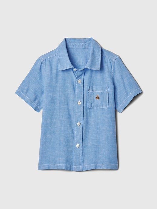 View large product image 1 of 6. babyGap Linen-Cotton Shirt