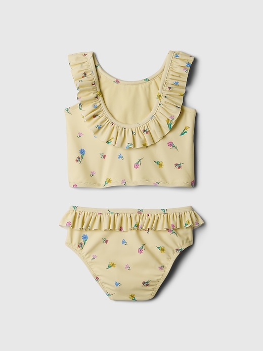 2 of 8 showing, with the color maize yellow of product babyGap Print Two-Piece Swimsuit
