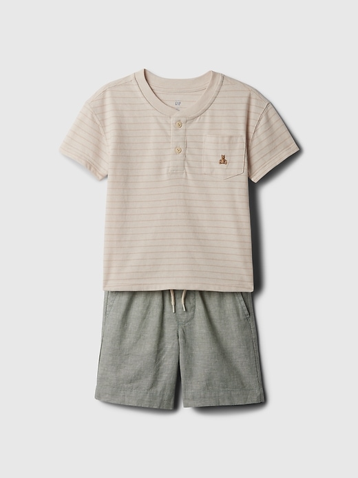 View large product image 1 of 4. babyGap Henley Outfit Set