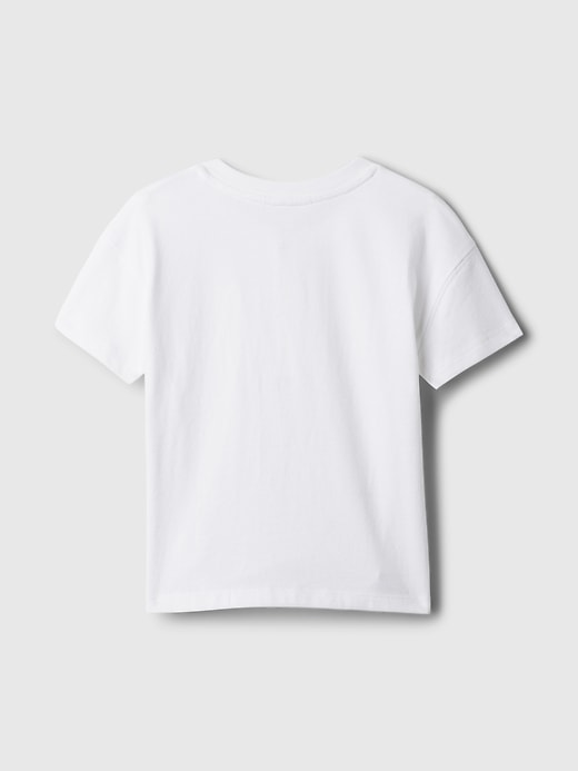 2 of 8 showing, with the color optic white of product babyGap Henley T-Shirt