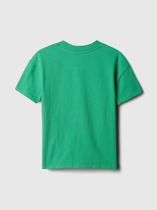 2 of 8 showing, with the color simply green of product babyGap Henley T-Shirt
