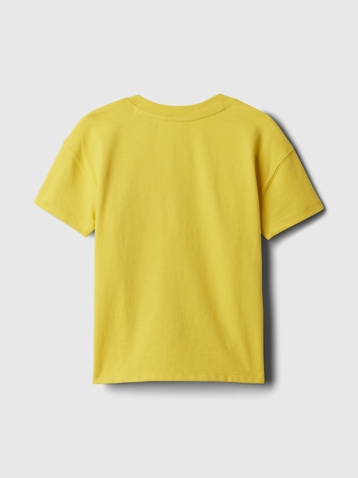 2 of 8 showing, with the color BRILLIANT YELLOW of product babyGap Henley T-Shirt