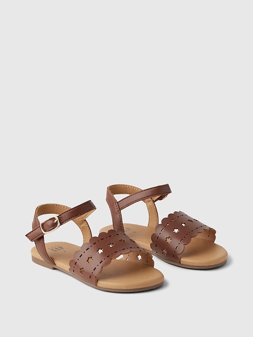 2 of 8 showing, with the color brown of product Toddler Sandals