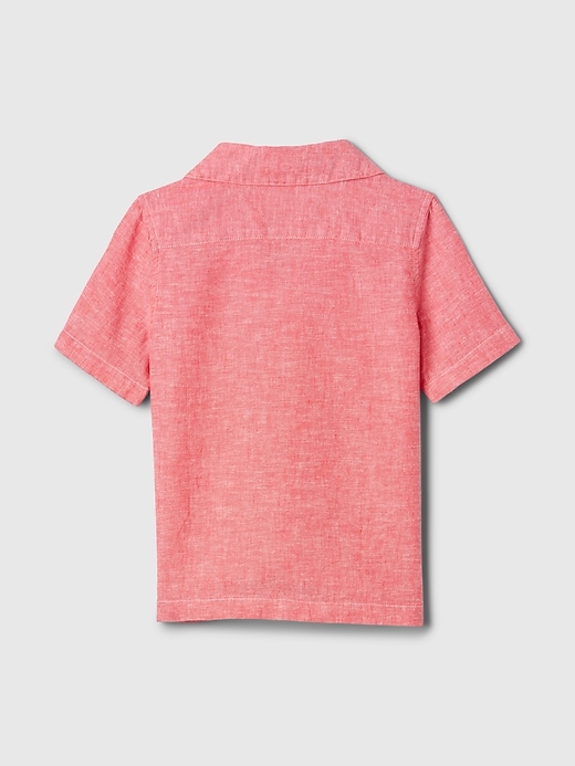 2 of 8 showing, with the color spring coral pink of product babyGap Oxford Shirt