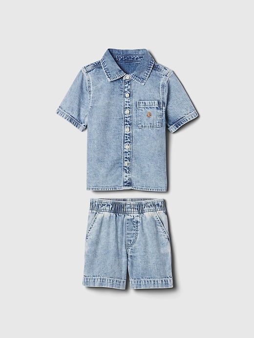 Image number 1 showing, babyGap Denim Outfit Set