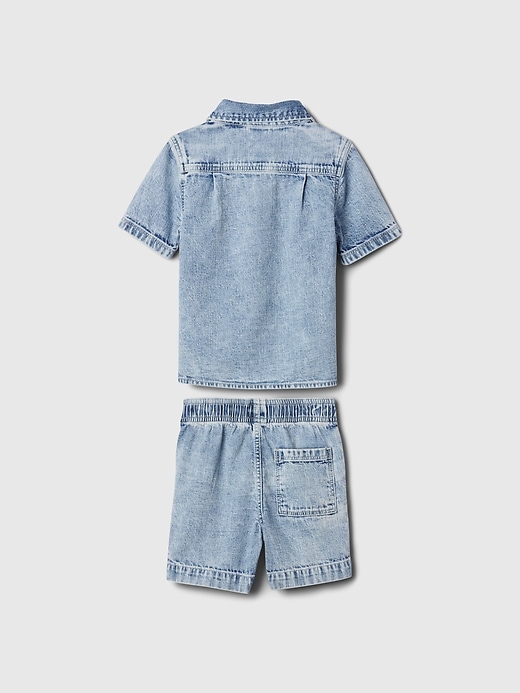 Image number 2 showing, babyGap Denim Outfit Set