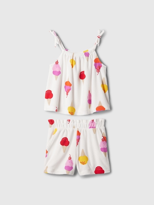 1 of 8 showing, with the color ice cream of product babyGap French Terry Outfit Set