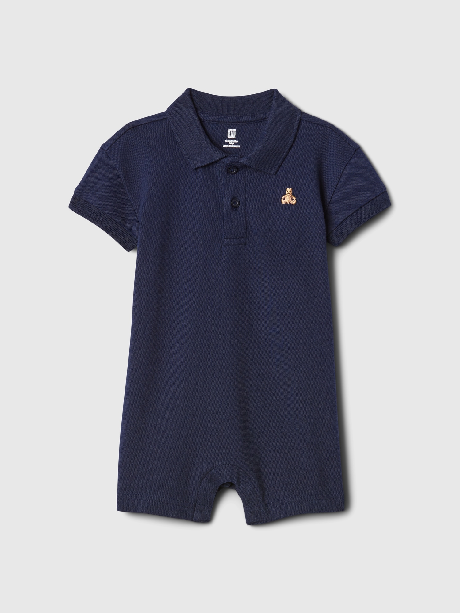 Baby Pique Polo Shorty