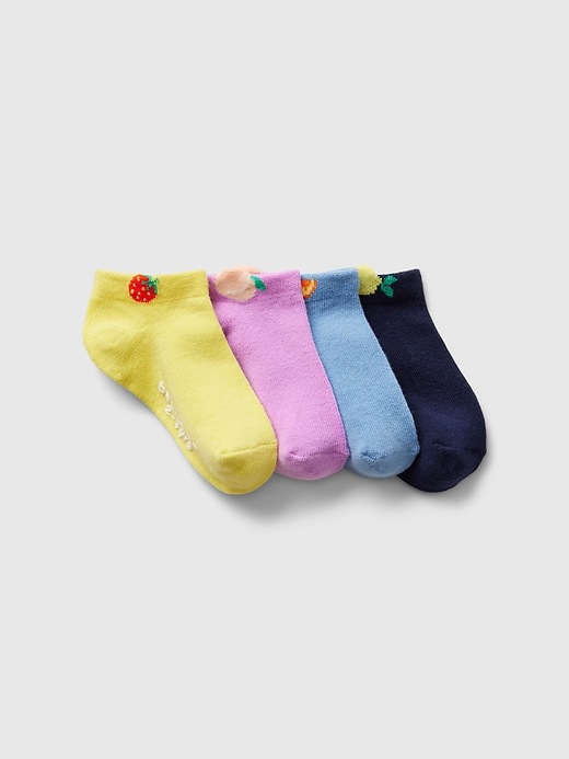 View large product image 1 of 1. Toddler Fruit Crew Socks (4-Pack)