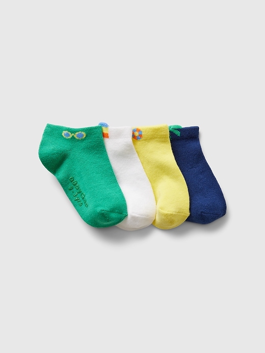 1 of 8 showing, with the color multi of product Toddler Crew Socks (4-Pack)