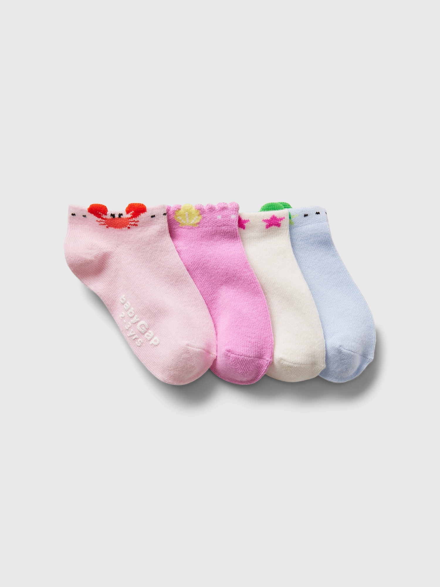 Toddler Crew Socks (4-Pack)