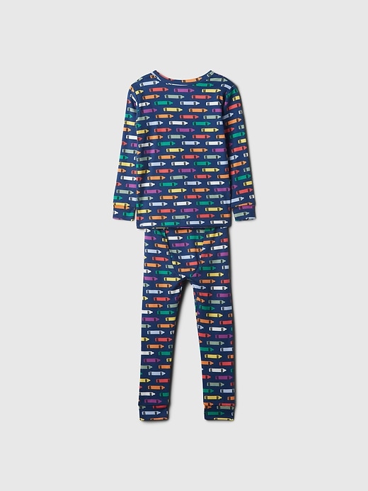 Image number 2 showing, Baby & Toddler Organic Cotton Crayon PJ Set