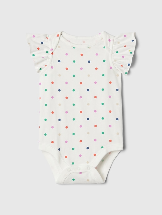 Image number 4 showing, Baby Mix and Match Flutter Bodysuit