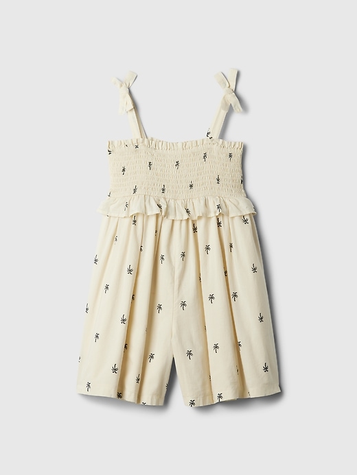 1 of 8 showing, with the color chino of product babyGap Smocked Romper