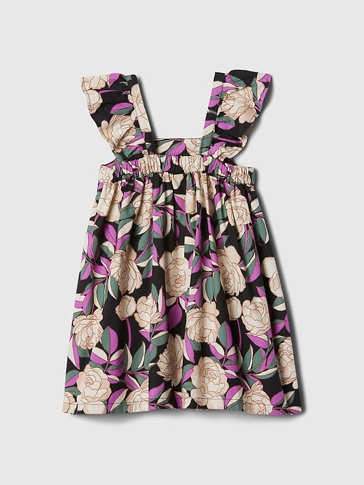2 of 8 showing, with the color butterfly black of product babyGap Floral Flutter Dress