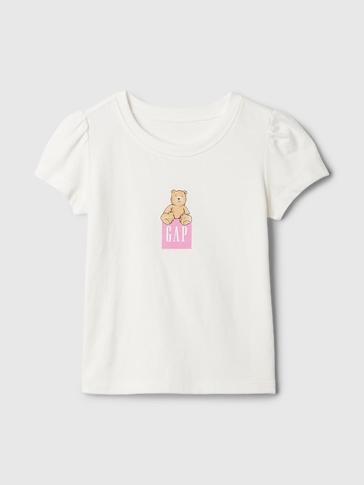 1 of 8 showing, with the color new off white of product babyGap Mix and Match Logo T-Shirt
