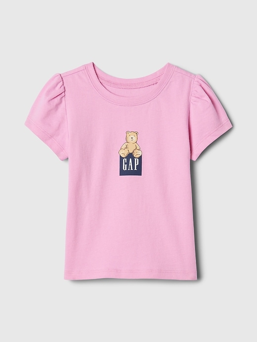 1 of 8 showing, with the color sugar pink of product babyGap Mix and Match Logo T-Shirt